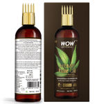 Buy WOW Skin Science Hemp Hair Oil for Strengthening and Nourishment of Stressed Scalp - For Damaged And Chemically Treated Hair - With Comb Applicator - 100ml - Purplle