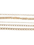 Buy Lilly & Sparkle Combo Pack Gold Plated Multi Layered & Charms Necklace And Set Of Five Bracelet Set - Purplle