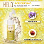 Buy NEUD Age Defying Foaming Face Cleanser With Apple Cider Vinegar and Bakuchiol - 2 Packs (150 ml Each) - Purplle