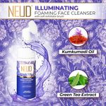 Buy NEUD Illuminating Foaming Face Cleanser With Kumkumadi Oil and Green Tea - 1 Pack (150 ml) - Purplle