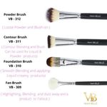 Buy Veoni Belle Foundation Brush for face | Flat Makeup Brushes for liquid makeup application - 1 Pc - Purplle