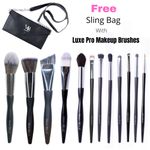 Buy Veoni Belle Eyeshadow and Face Makeup Blending Brushes Set Of 12 with Free Bag |Professional Makeup Brush set - Purplle