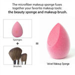 Buy Veoni Belle Microfiber extra soft Beauty Blender Velvet Sponge For Makeup - Latex free, Smooth application and Airbrush finish - Purplle