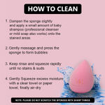 Buy Veoni Belle Microfiber extra soft Beauty Blender Velvet Sponge For Makeup - Latex free, Smooth application and Airbrush finish - Purplle