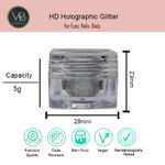 Buy Veoni Belle Diamond Starlit highlighting HD Holographic loose Glitter eyeshadow for eye makeup - Purplle