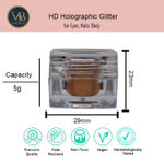 Buy Veoni Belle Orange HD Holographic loose Glitter eyeshadow for eye makeup - Purplle