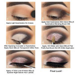 Buy Veoni Belle Rose Gold HD Holographic loose Glitter eyeshadow for eye makeup - Purplle