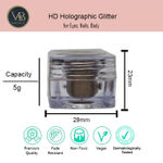 Buy Veoni Belle Antique gold HD Holographic loose Glitter eyeshadow for eye makeup - Purplle