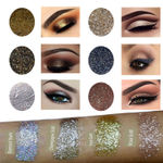 Buy Veoni Belle Eyeshadow Glitters Set Of 12 HD Holographic loose Glitter eyeshadow for eye makeup professional - Purplle