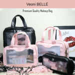 Buy Veoni Belle Makeup Bag pouches pink and blue Set Of 4 - Purplle