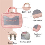 Buy Veoni Belle Pink Makeup Bag pouch vanity Set(Pink)| high quality soft texture - Purplle