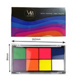Buy Veoni Belle Water Activated Eyeliner Color Palatte - 2 Bright - Purplle