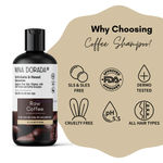 Buy Nina Dorada® Raw Coffee Shampoo with Silk Protein | With Coffee Granules | Deap cleanses| Detox and Sweat Control | Keratin Smooth | Paraben and SLS Free| For Men and Women | 300ml - Purplle