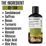 Buy Nina Dorada® Ubtan Face Wash For Dull and Dry Skin | Skin Brightening and Hydrating | De -Tan and Exfoliates | Men & Women | 300ml - Purplle