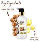 Buy Truthsome Anti-Frizz Shampoo with Shea Butter & Keratin Protein, No Silicones, Sulphates, Parabens, Phthalates 300 ml - Purplle