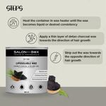 Buy Salon in a Box De-Tan Liposoluble Wax for Body | Coconut Charcoal and Volcanic Ash | Suitable for All Skin Types | 98.7% Naturally Derived Ingredients | 800 ml - Purplle