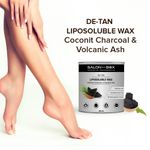 Buy Salon in a Box De-Tan Liposoluble Wax for Body | Coconut Charcoal and Volcanic Ash | Suitable for All Skin Types | 98.7% Naturally Derived Ingredients | 800 ml - Purplle