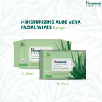 Buy Himalaya Moisturizing Aloe Vera Facial Wipes 25's - Purplle