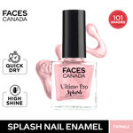 Buy FACES CANADA Ultime Pro Splash Nail Enamel - Twinkle 36 (8ml) | Quick Drying | Glossy Finish | Long Lasting | No Chip Formula | High Shine Nail Polish For Women | No Harmful Chemicals - Purplle