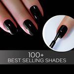 Buy FACES CANADA Ultime Pro Splash Nail Enamel - Black Beauty 15 (8 ml) | Quick Drying | Glossy Finish | Long Lasting | No Chip Formula | High Shine Nail Polish For Women | No Harmful Chemicals - Purplle