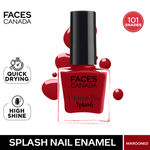 Buy FACES CANADA Ultime Pro Splash Nail Enamel - Marooned 401 (8ml) | Quick Drying | Glossy Finish | Long Lasting | No Chip Formula | High Shine Nail Polish For Women | No Harmful Chemicals - Purplle