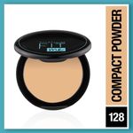 Buy Maybelline New York Fit Me 12Hr Oil Control Compact Shade 128 (8 g) & Maybelline New York Fit Me Matte+Poreless Liquid Foundation (With Pump & SPF 22) 128 Warm Nude (30 ml) - Purplle
