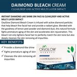 Buy Oxyglow Diamond Bleach Cream - 240 g - Purplle