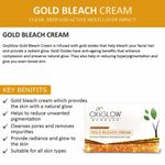Buy OxyGlow Herbals Gold Bleach Cream,300 gm,Increases Radiance,Instant Glow - Purplle