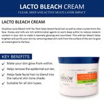 Buy OxyGlow Herbals Lacto Bleach Cream,Anti-Tan Pack,200 gm,Smooth&Even skin - Purplle