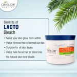 Buy OxyGlow Herbals Lacto Bleach Cream,Anti-Tan Pack,200 gm,Smooth&Even skin - Purplle