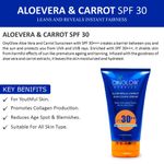 Buy OxyGlow Herbals Aloe Vera & Carrot Sunscreen Cream- SPF 30++,60 gm,UVA/B - Purplle