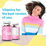 Buy By Nature Hair Growth Gummies for Women with Biotin, Hibiscus & Shatavari (30 Day Pack) - Purplle