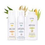 Buy Citta Nourishing Baby Massage oil, Talc-Free Baby Powder & Baby Moisturizing Balm Pack of 3 - 200 gm, 200 ml & 200 gm - Purplle