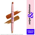 Buy Blue Heaven Swipe & Shimmer Long Lasting Non Transfer Eyeshadow Stick | Matte & Matallic Shades , Terracotta Warriors (3 g) - Purplle