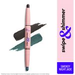 Buy Blue Heaven Swipe & Shimmer Long Lasting Non Transfer Eyeshadow Stick | Matte & Matallic Shades , Smoky Night Jade (3 g) - Purplle