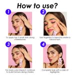 Buy Blue Heaven Pop & Glow Eye & Cheek tint blusher for face makeup, Blush enriched with Rosehip and Coconut oil - Subtle Nude, 12ml - Purplle