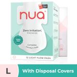Buy Nua Complete Comfort L Pads (with Disposal Covers), 12pcs - Purplle