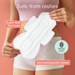 Buy Nua Ultra Thin Rash Free Sanitary Pads Large with Disposal Covers, 12pcs - Purplle