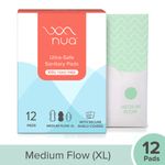 Buy Nua Ultra Thin Rash Free Sanitary Pads XL with Disposal Covers, 12pcs - Purplle