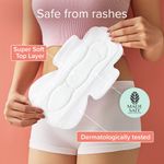 Buy Nua Ultra Thin Rash Free Sanitary Pads XL with Disposal Covers, 12pcs - Purplle