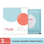 Buy Nua cramp comfort self heating Pain Relief patch Pack of 3 - Purplle