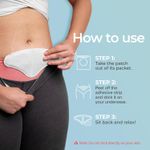 Buy Nua cramp comfort self heating Pain Relief patch Pack of 3 - Purplle