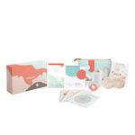 Buy Nua- Pamper Me Value Kit Limited Edition - 12 Sanitary Pads (3 Heavy, 5 Medium, 4 Light) , 3x Cramp Comfort Heat Patches for Period Pain,1x Detoxifying Clay Mask,1 x Mood Balancing Roll-on, 1 Multi purpose pouch - Purplle