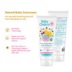 Buy BabyChakra Moisturising Natural Sunscreen for Babies, SPF 30+ PA+++ UVA/UVB Protection Non-Sticky & Water-Resistant, Toxin Free Dermatologically Tested (60gm) - Purplle