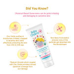 Buy BabyChakra Moisturising Natural Sunscreen for Babies, SPF 30+ PA+++ UVA/UVB Protection Non-Sticky & Water-Resistant, Toxin Free Dermatologically Tested (60gm) - Purplle