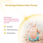 Buy BabyChakra Moisturising Natural Sunscreen for Babies, SPF 30+ PA+++ UVA/UVB Protection Non-Sticky & Water-Resistant, Toxin Free Dermatologically Tested (60gm) - Purplle