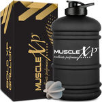 Buy MuscleXP BoldXP Gallon Water Bottle 1.5 L, Gym / BCAA / Protein Shaker Bottle, with Blender Ball, Leakproof, BPA-Free, Black - Purplle
