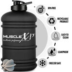 Buy MuscleXP BoldXP Gallon Water Bottle 1.5 L, Gym / BCAA / Protein Shaker Bottle, with Blender Ball, Leakproof, BPA-Free, Black - Purplle