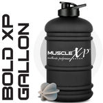 Buy MuscleXP BoldXP Gallon Water Bottle 1.5 L, Gym / BCAA / Protein Shaker Bottle, with Blender Ball, Leakproof, BPA-Free, Black - Purplle