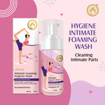 Buy Mom & World Natural Intimate Foaming Feminine Hygiene Wash 120ml + Reusable Menstrual Cup (Large) - Purplle